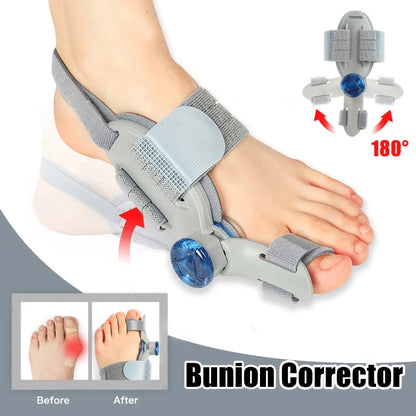 Adjustable Rotating Bunion Corrector for Hallux Valgus by HitMyNeed