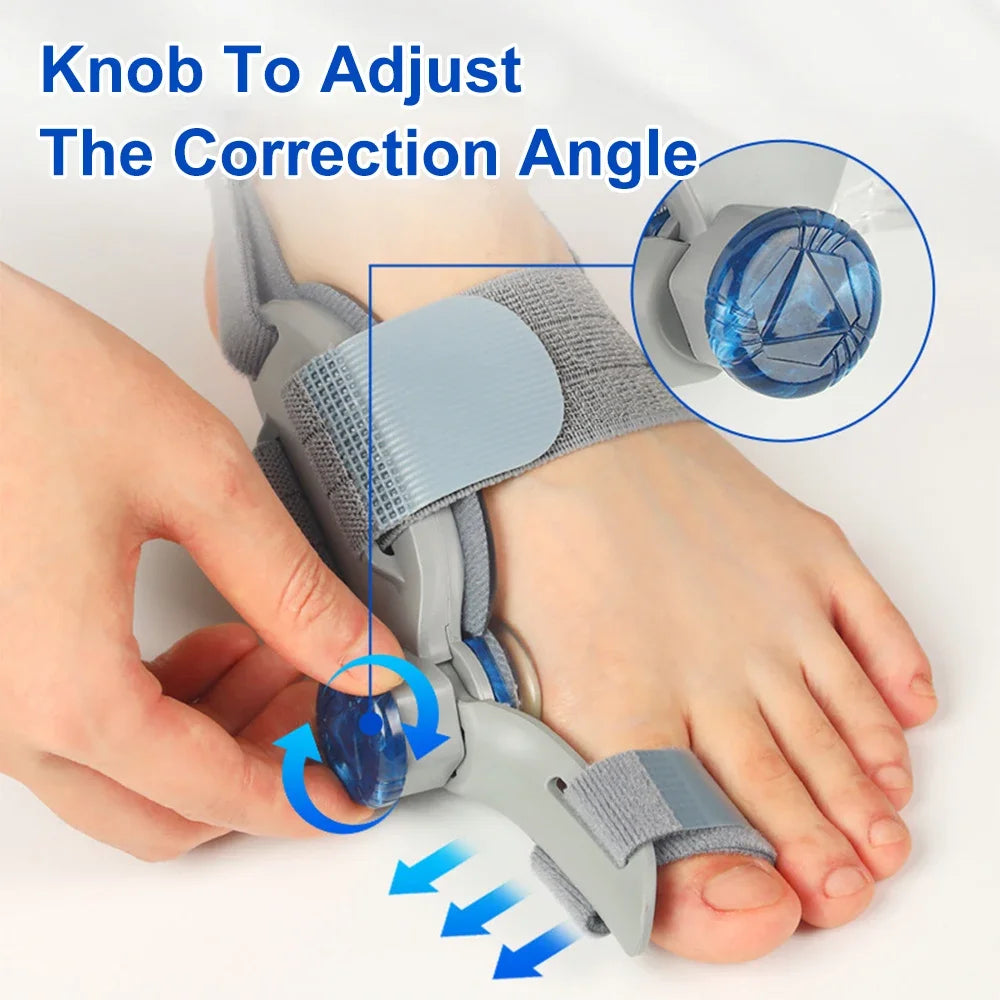Adjustable Rotating Bunion Corrector for Hallux Valgus by HitMyNeed