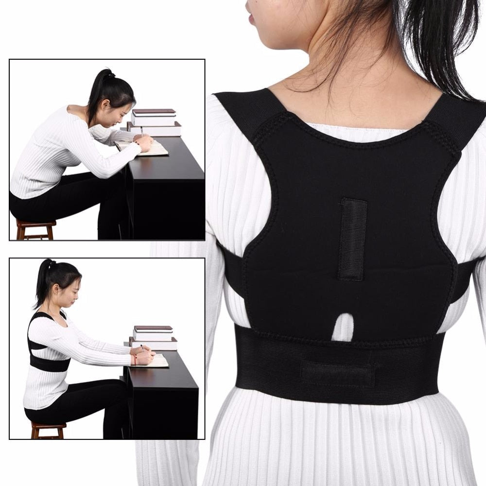 Adjustable Scoliosis Back Brace for Men & Women by HitMyNeed
