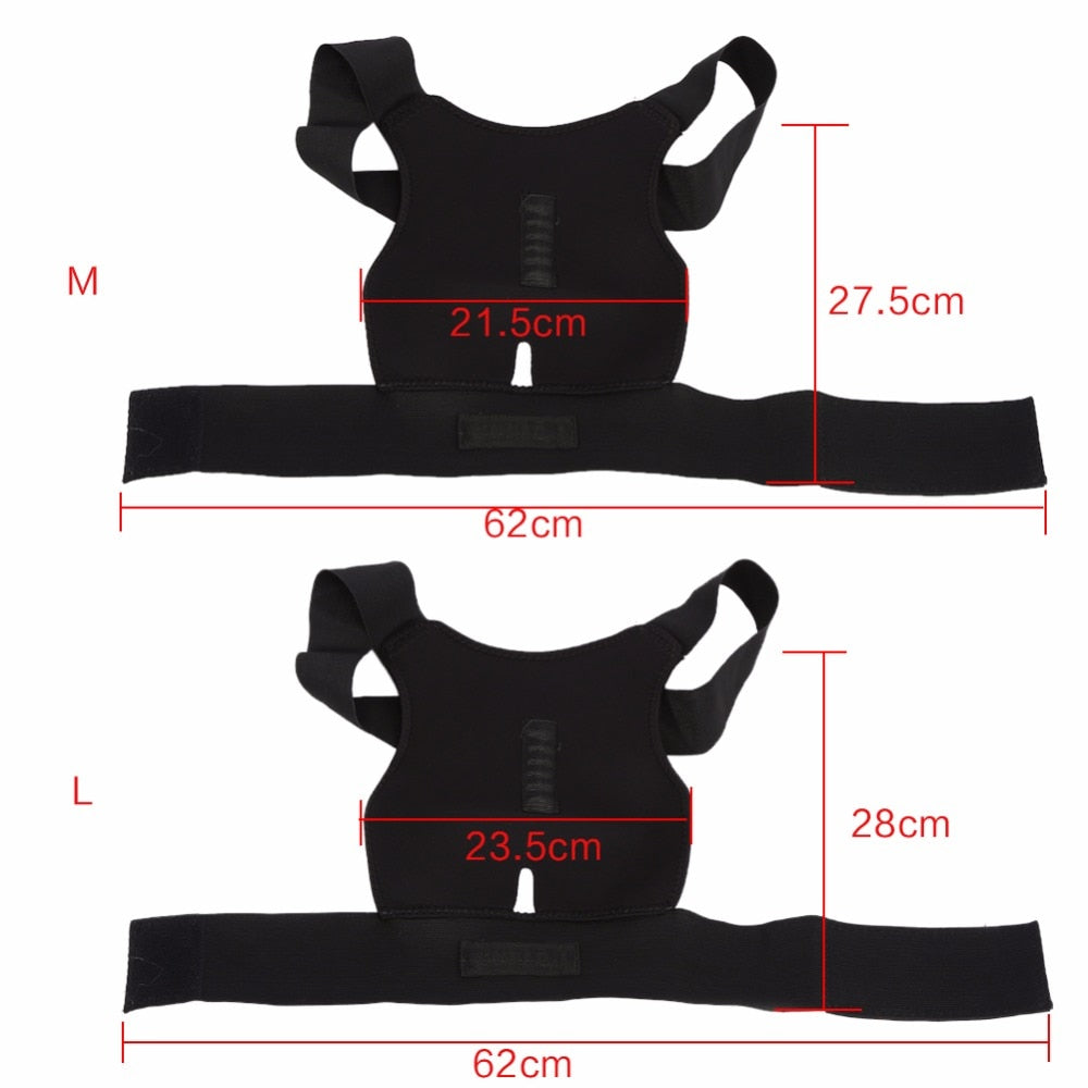 Adjustable Scoliosis Back Brace for Men & Women by HitMyNeed