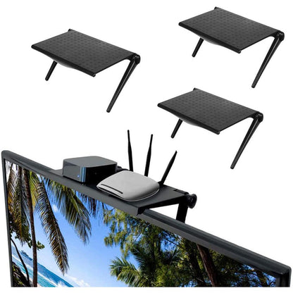 Adjustable Screen Top Shelf for TV & Monitor Large by HitMyNeed