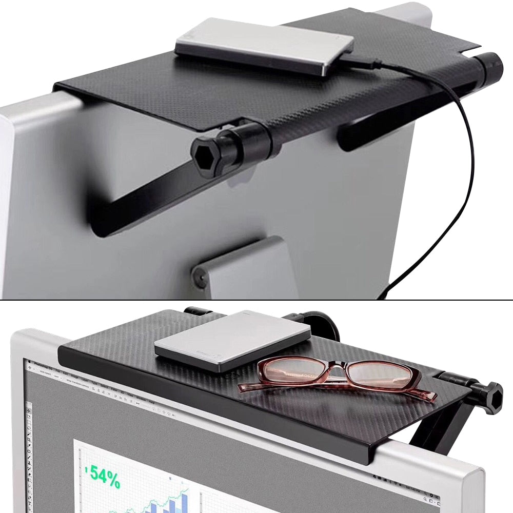 Adjustable Screen Top Shelf Rack Organizer by HitMyNeed