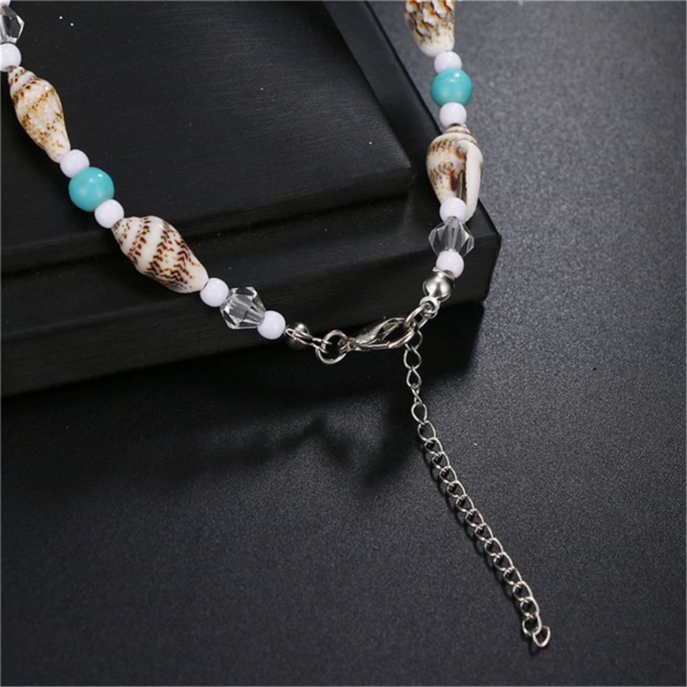 Adjustable Shell and Starfish Anklet for Women by HitMyNeed