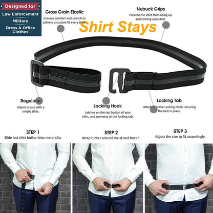 Adjustable Shirt Holder Tuck-It Belt by HitMyNeed