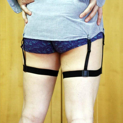 Adjustable Shirt Suspender Garter Holder Set (2pcs) by HitMyNeed