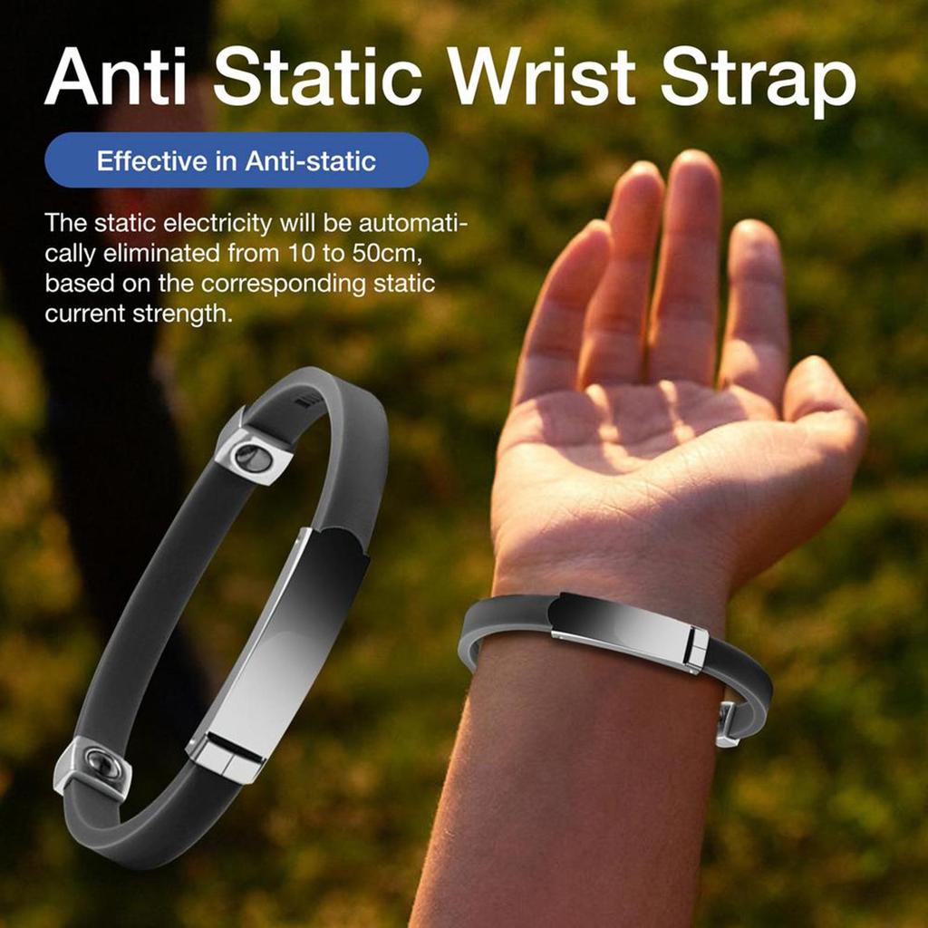 Adjustable Silicone Anti-Static Bracelet by HitMyNeed