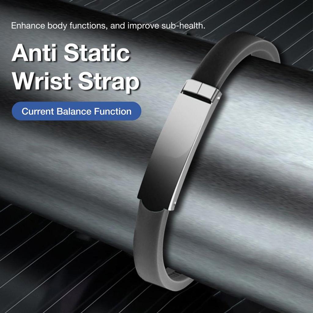Adjustable Silicone Anti-Static Bracelet by HitMyNeed
