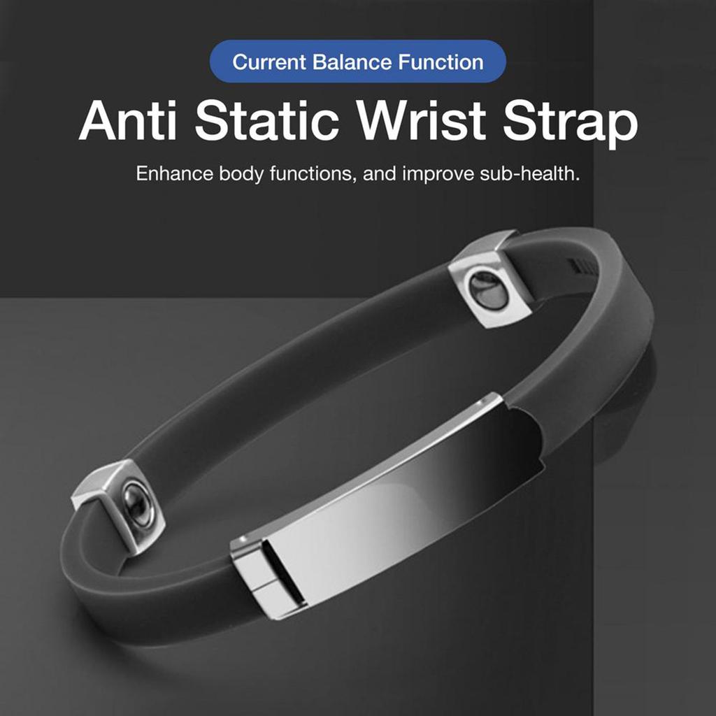 Adjustable Silicone Anti-Static Bracelet by HitMyNeed