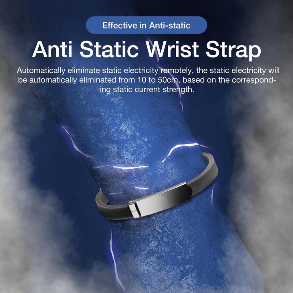 Adjustable Silicone Anti-Static Bracelet by HitMyNeed