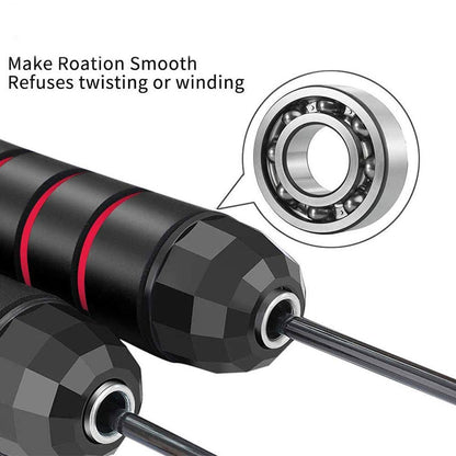 Adjustable Skipping Rope for Fitness Training by HitMyNeed