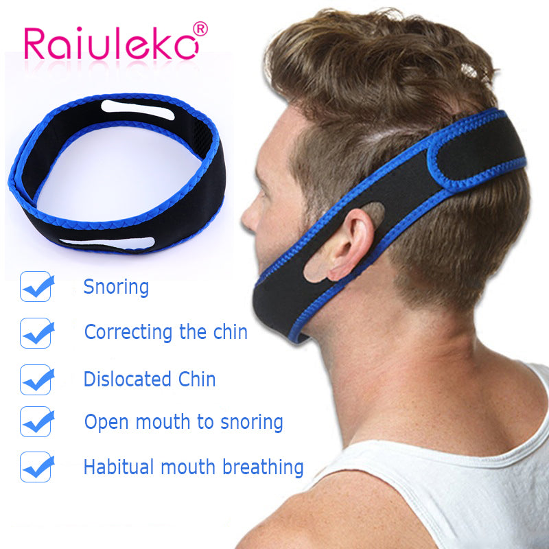 Adjustable Sleeping Chin Strap Anti-Snoring Belt by HitMyNeed