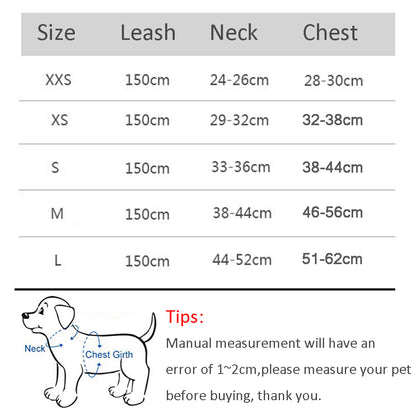 Adjustable Small Dog Harness and Leash Set by HitMyNeed
