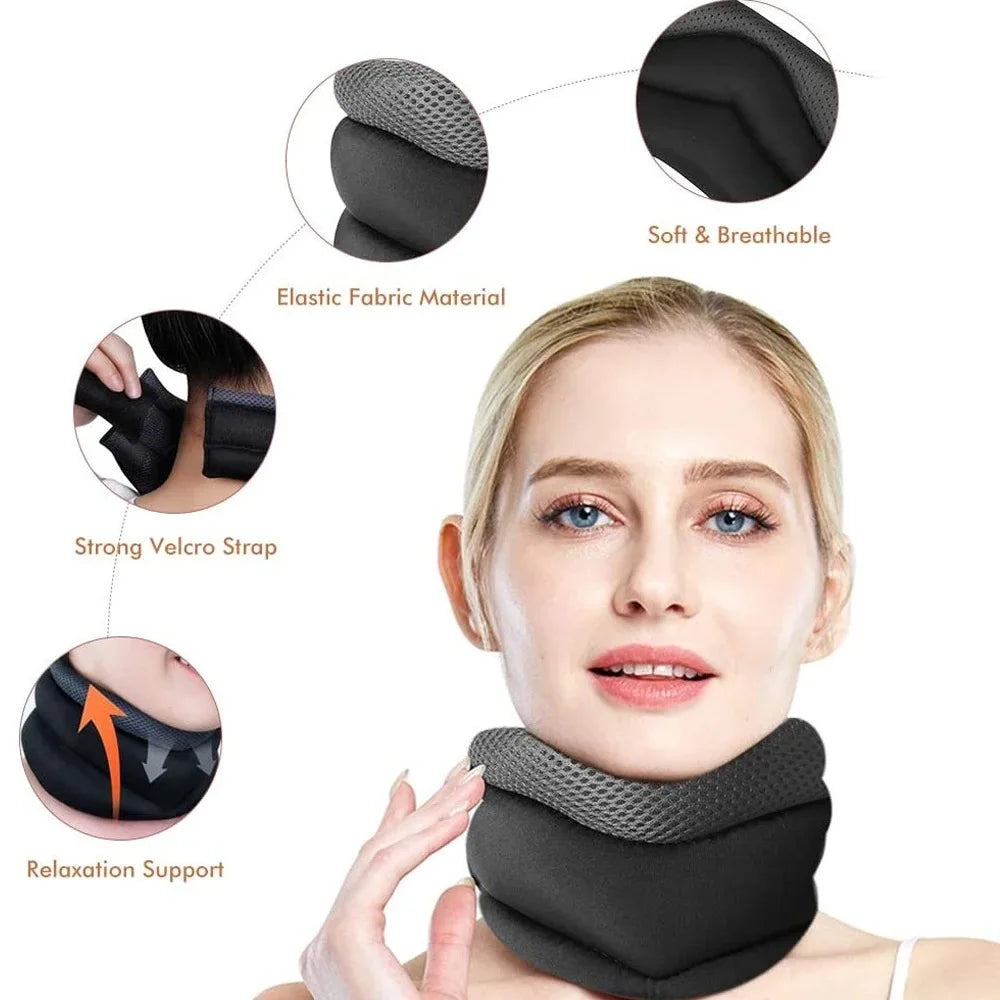Adjustable Soft Foam Cervical Neck Brace Support by HitMyNeed