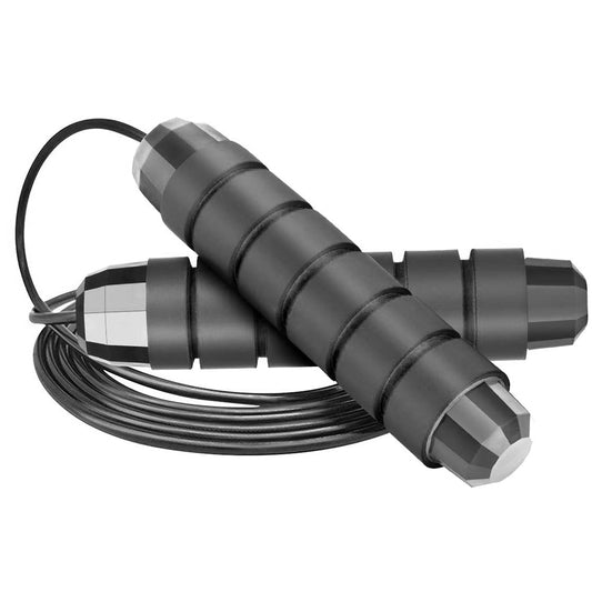 Adjustable Speed Jump Rope for Training & Fitness black by HitMyNeed