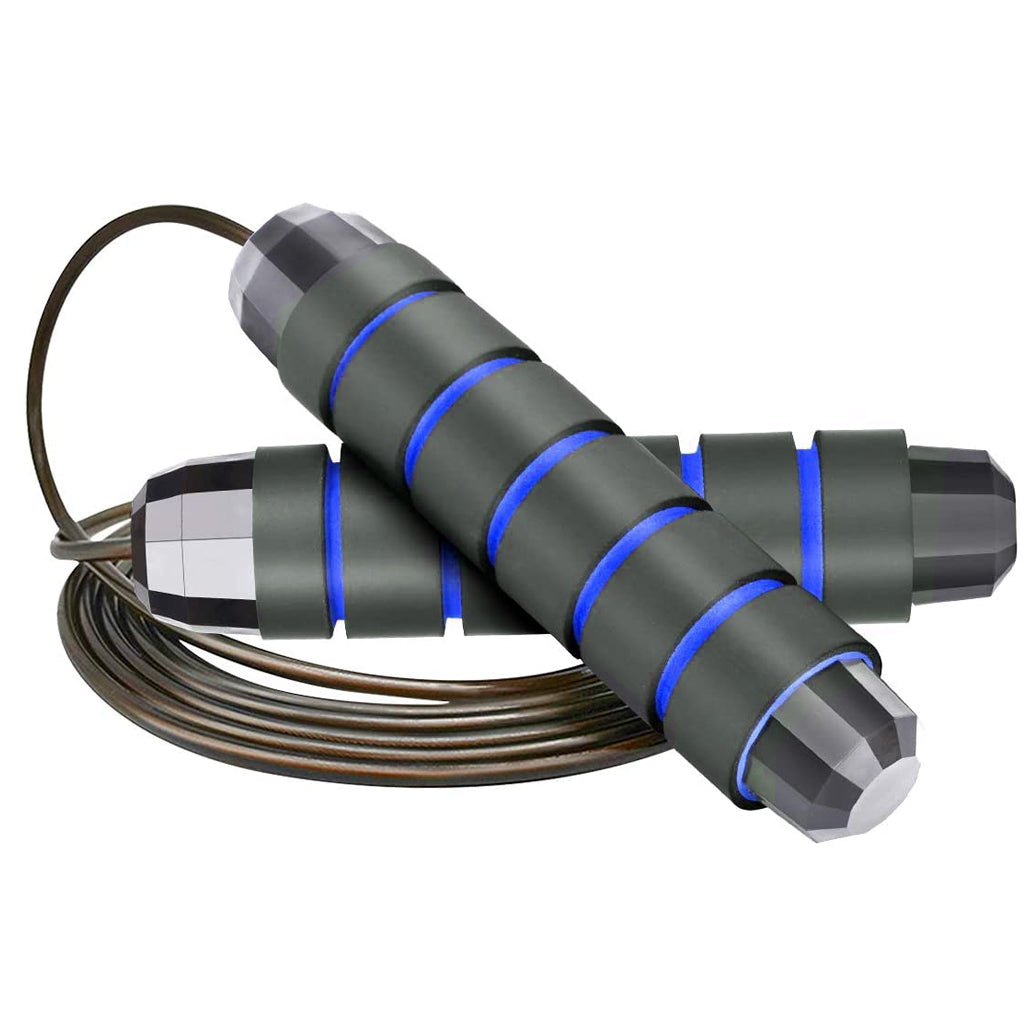 Adjustable Speed Jump Rope for Training & Fitness blue by HitMyNeed