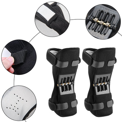 Adjustable Spring Support Knee Pad for Joint Relief by HitMyNeed