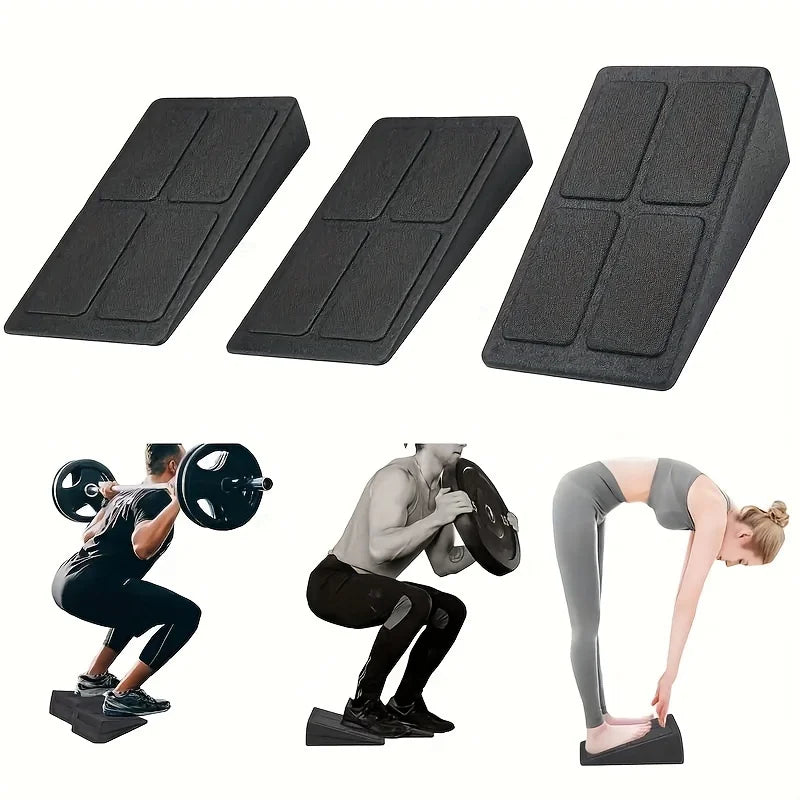 Adjustable Squat Wedge & Calf Stretch Yoga Block Set by HitMyNeed
