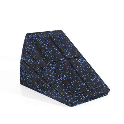 Adjustable Squat Wedge & Calf Stretch Yoga Block Set black-blue-suit by HitMyNeed