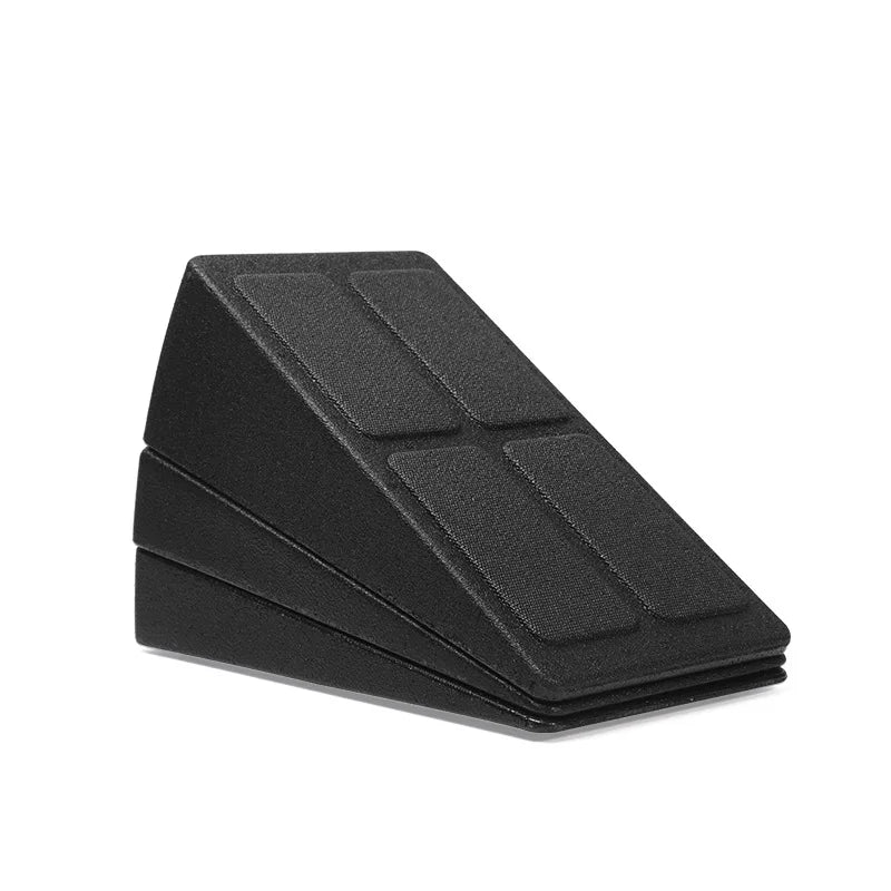 Adjustable Squat Wedge & Calf Stretch Yoga Block Set black-suit by HitMyNeed