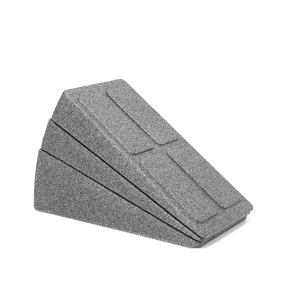 Adjustable Squat Wedge & Calf Stretch Yoga Block Set grey-suit by HitMyNeed
