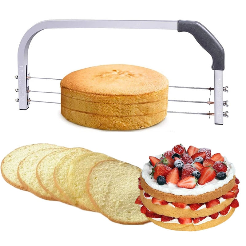 Adjustable Stainless Steel Cake Layer Slicer Tool by HitMyNeed