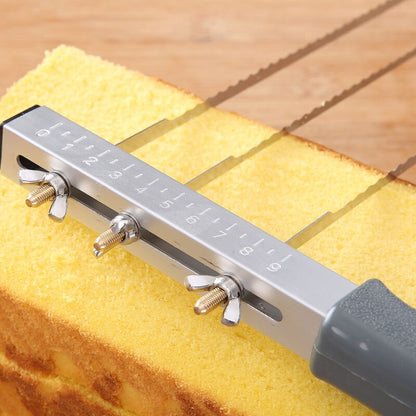 Adjustable Stainless Steel Cake Layer Slicer Tool by HitMyNeed