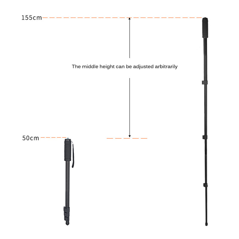 Adjustable Stainless Steel Camera Monopod Stand by HitMyNeed