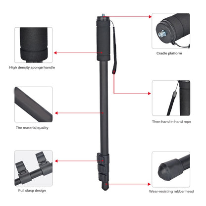 Adjustable Stainless Steel Camera Monopod Stand by HitMyNeed