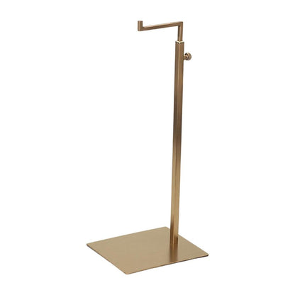 Adjustable Stainless Steel Handbag Display Stand gold-drawing by HitMyNeed