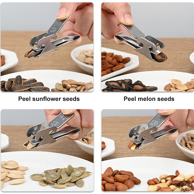 Adjustable Stainless Steel Melon Seed Opener Tool by HitMyNeed
