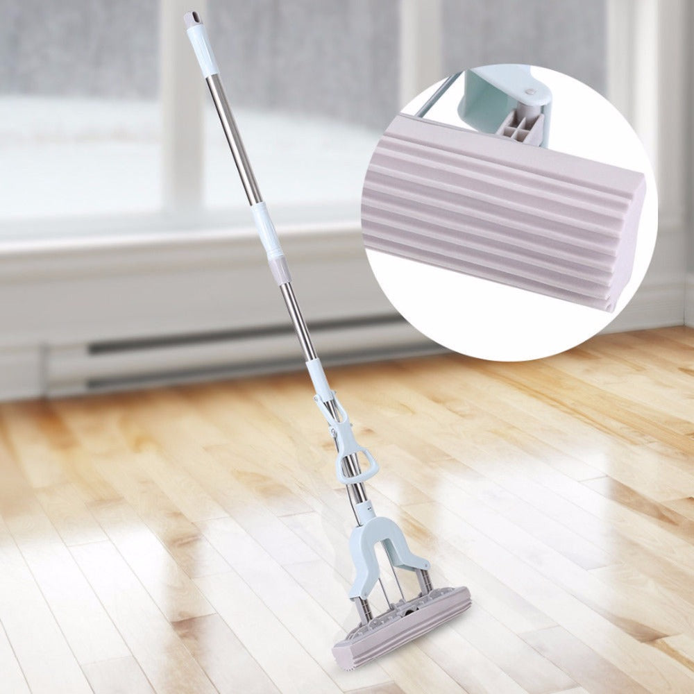 Adjustable Stainless Steel Sponge Mop by HitMyNeed
