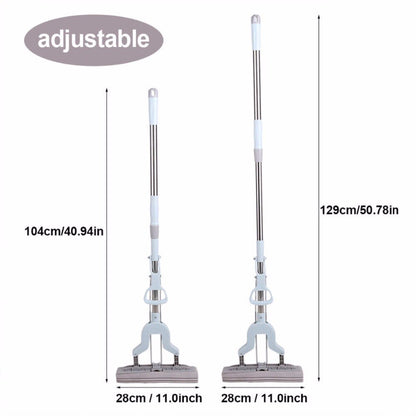 Adjustable Stainless Steel Sponge Mop by HitMyNeed