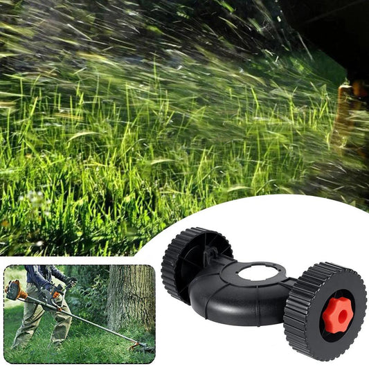 Adjustable Support Wheel Lawn Mower Trimmer Attachment by HitMyNeed