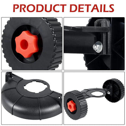 Adjustable Support Wheel Lawn Mower Trimmer Attachment by HitMyNeed