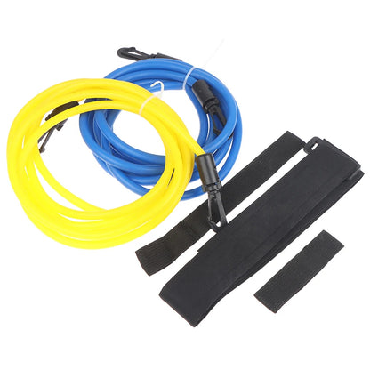 Adjustable Swim Training Resistance Belt with Latex Tube by HitMyNeed