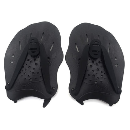 Adjustable Swimming Hand Paddles for Training black by HitMyNeed