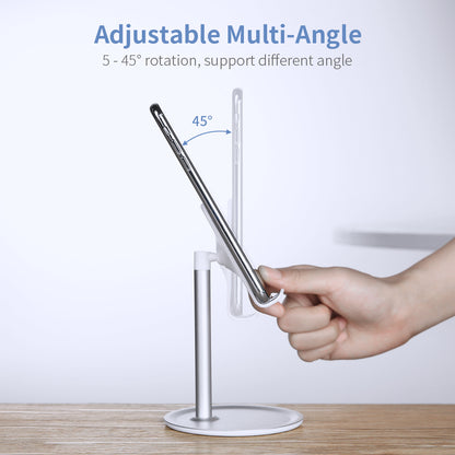 Adjustable Tablet and Phone Stand with Storage by HitMyNeed