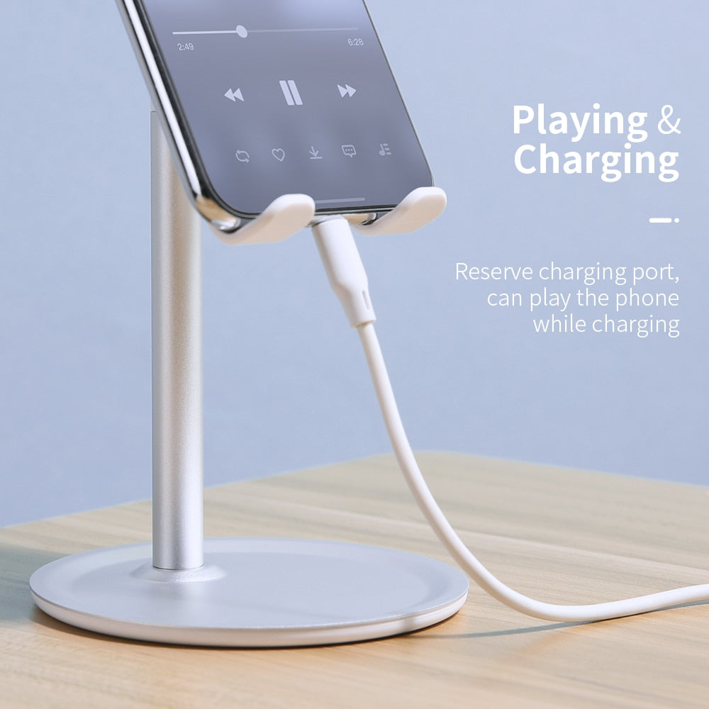 Adjustable Tablet and Phone Stand with Storage by HitMyNeed