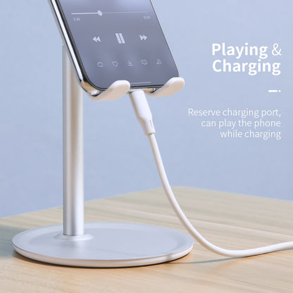 Adjustable Tablet and Phone Stand with Storage by HitMyNeed