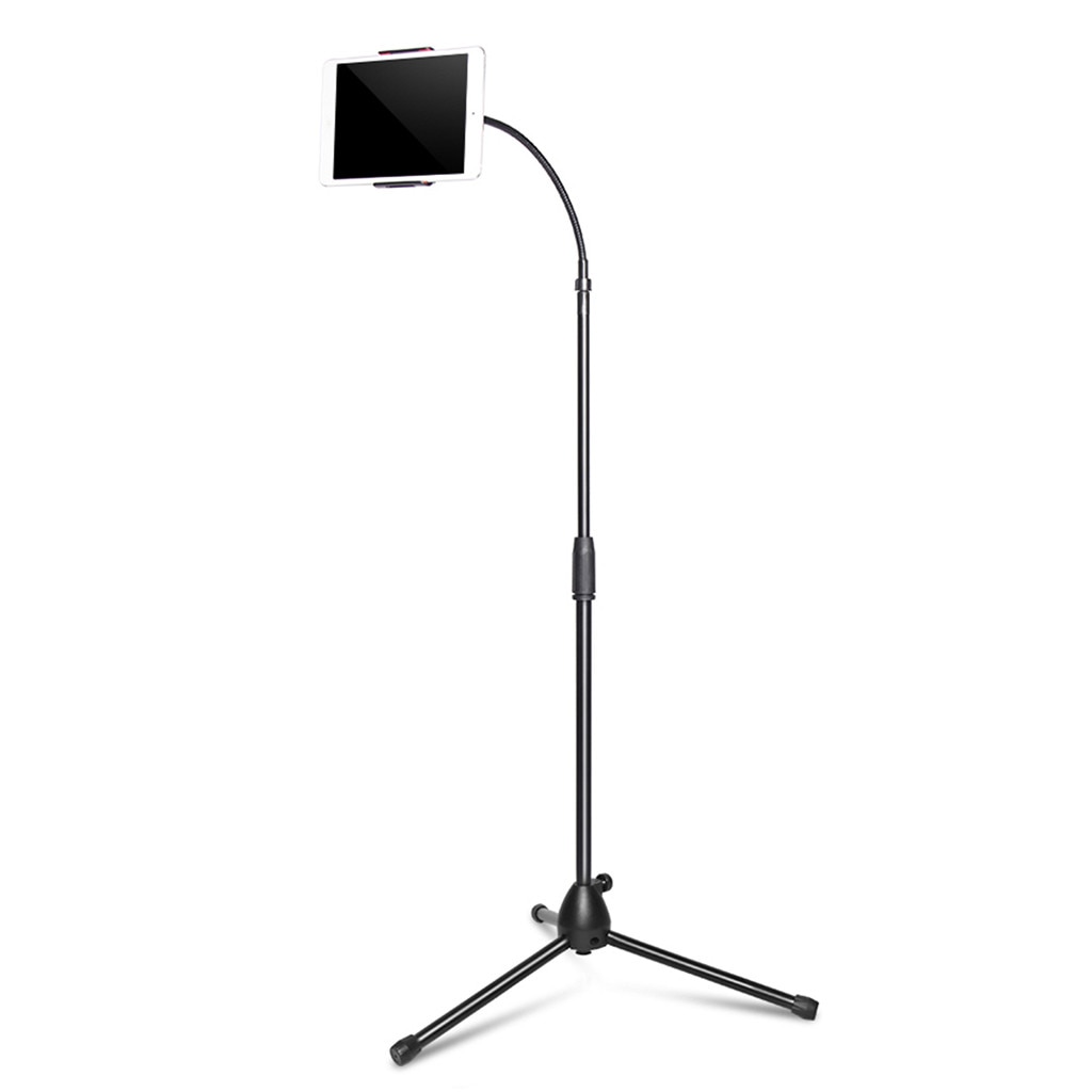 Adjustable Tablet Floor Stand with Flexible Holder by HitMyNeed