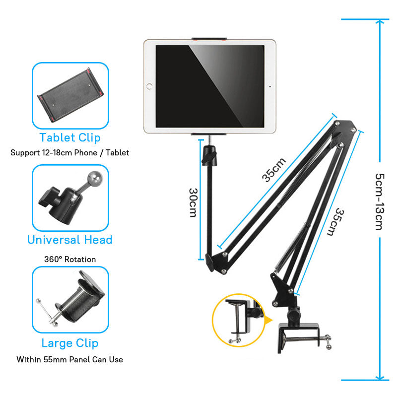 Adjustable Tablet Holder Bed & Desk Lazy Arm by HitMyNeed