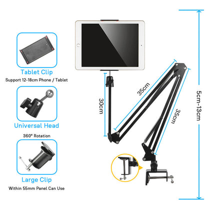 Adjustable Tablet Holder Bed & Desk Lazy Arm by HitMyNeed