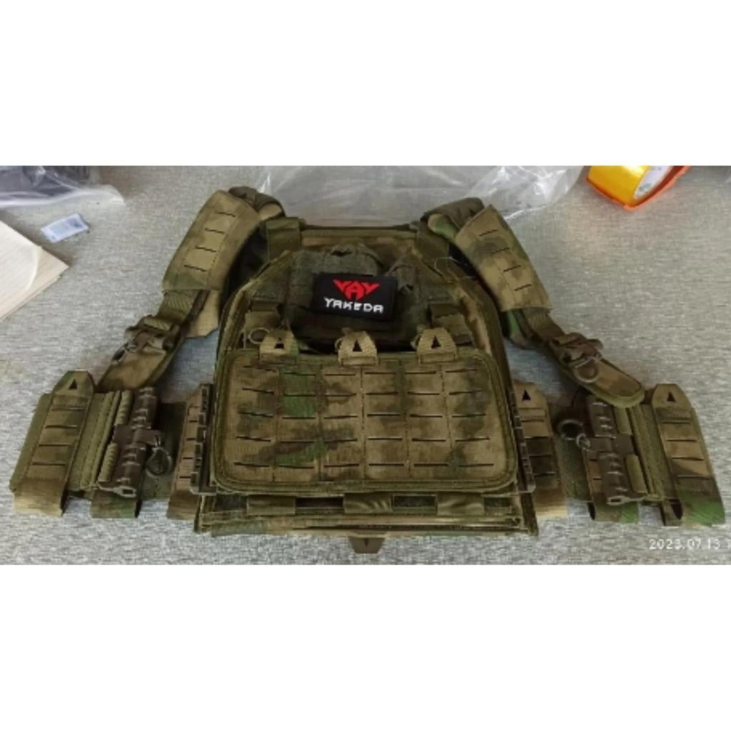 Adjustable Tactical Plate Carrier Vest for Airsoft by HitMyNeed