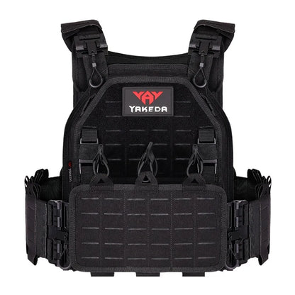 Adjustable Tactical Plate Carrier Vest for Airsoft by HitMyNeed