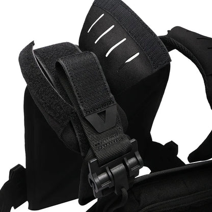 Adjustable Tactical Plate Carrier Vest for Airsoft by HitMyNeed