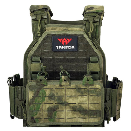 Adjustable Tactical Plate Carrier Vest for Airsoft by HitMyNeed