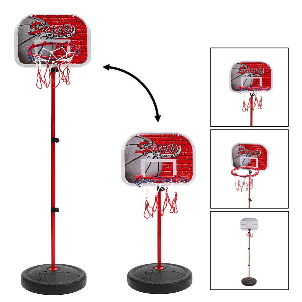 Adjustable Toddler Basketball Hoop Stand Set by HitMyNeed