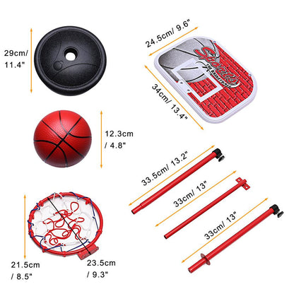 Adjustable Toddler Basketball Hoop Stand Set by HitMyNeed