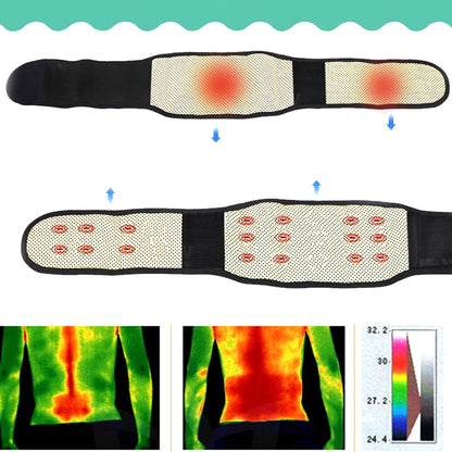 Adjustable Tourmaline Self-Heating Lumbar Support Belt l-for-waist-90-102cm by HitMyNeed