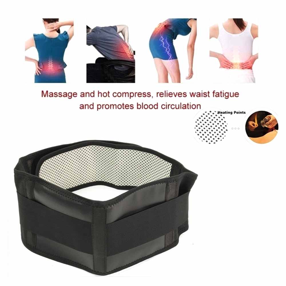 Adjustable Tourmaline Self-Heating Lumbar Support Belt xl-waist-100-106cm by HitMyNeed
